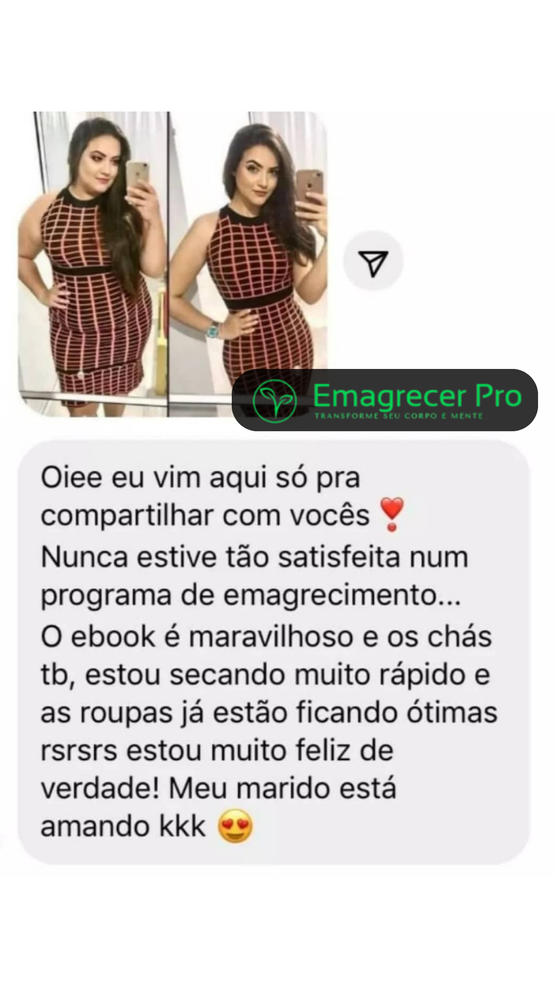 Nunca estive tão satisfeita