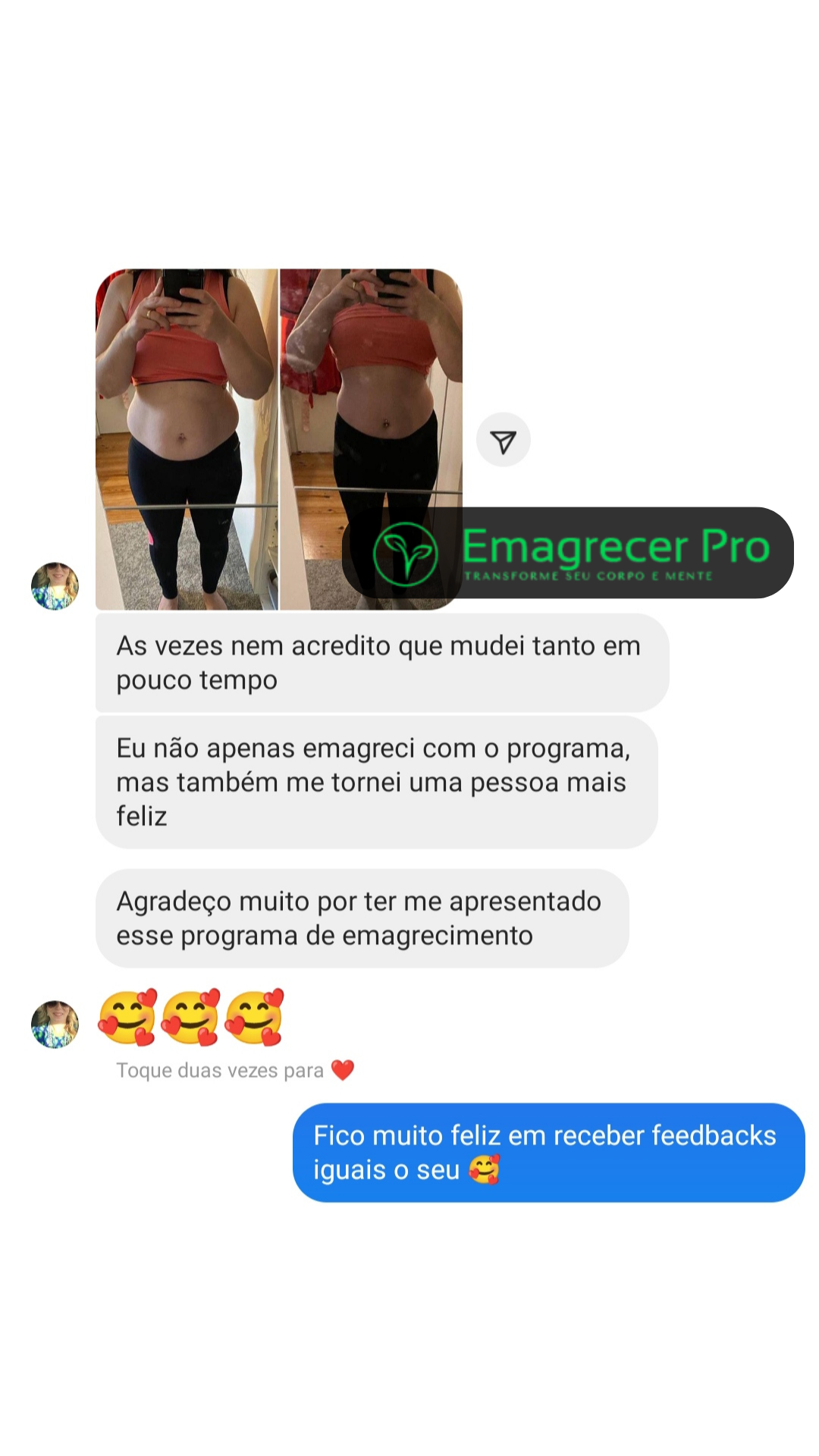 Resultado em 3 semanas